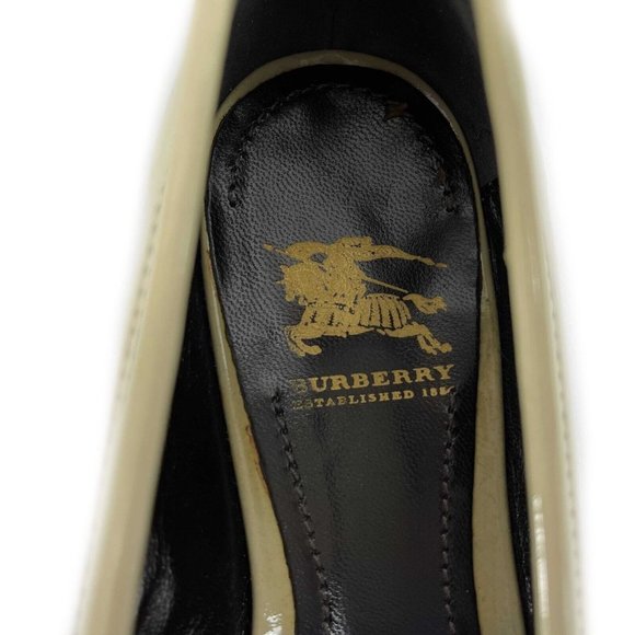 Burberry - Cream Patent Loafer - Cream - 37 / US 7 - Shoes - Picture 5 of 13